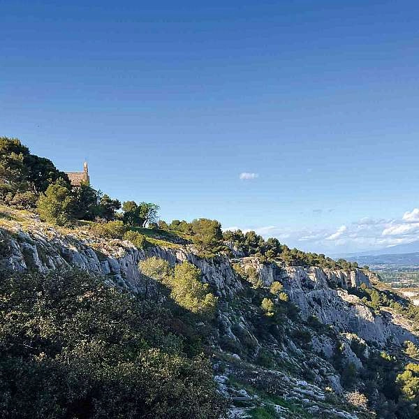 The roman road & Saint-Jacques hill in Cavaillon