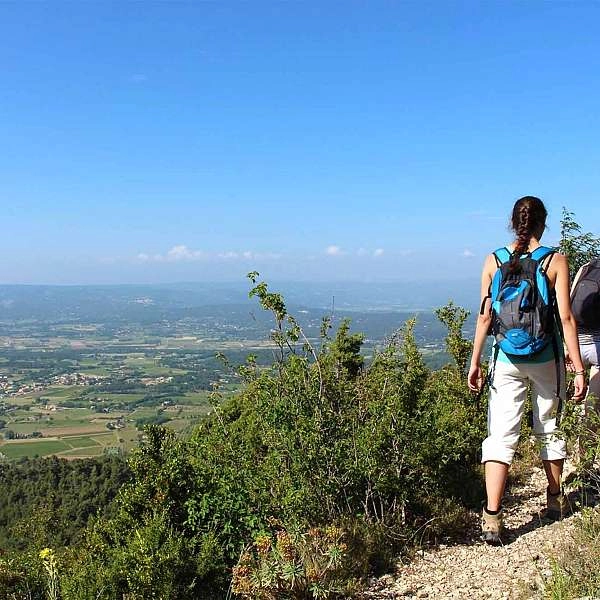 Mourre de Cairas: Summit of the Petit Luberon from Oppède-le-Vieux