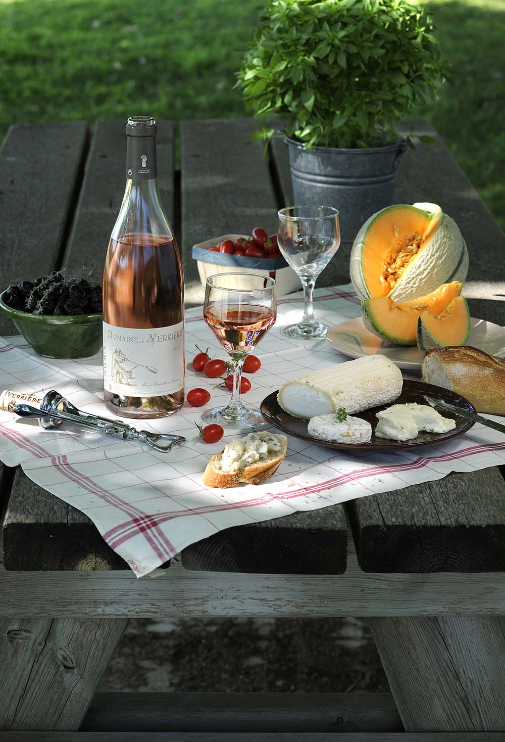 Wine tasting and Mediterranean cuisine during