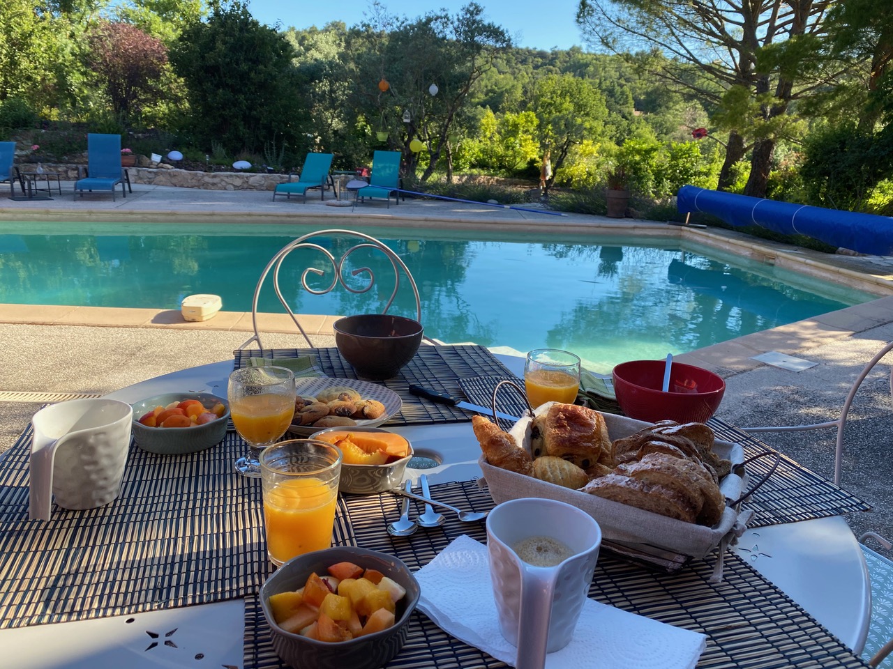Le Mas de la Diligence in Mirabeau – Guest rooms and table d’hôtes with pool