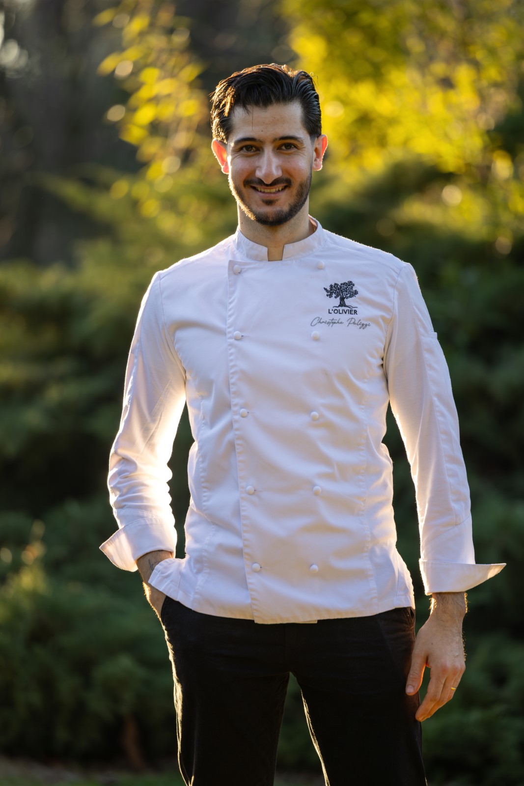 Portrait of Chef Pulizzi from L’Olivier restaurant in Pertuis