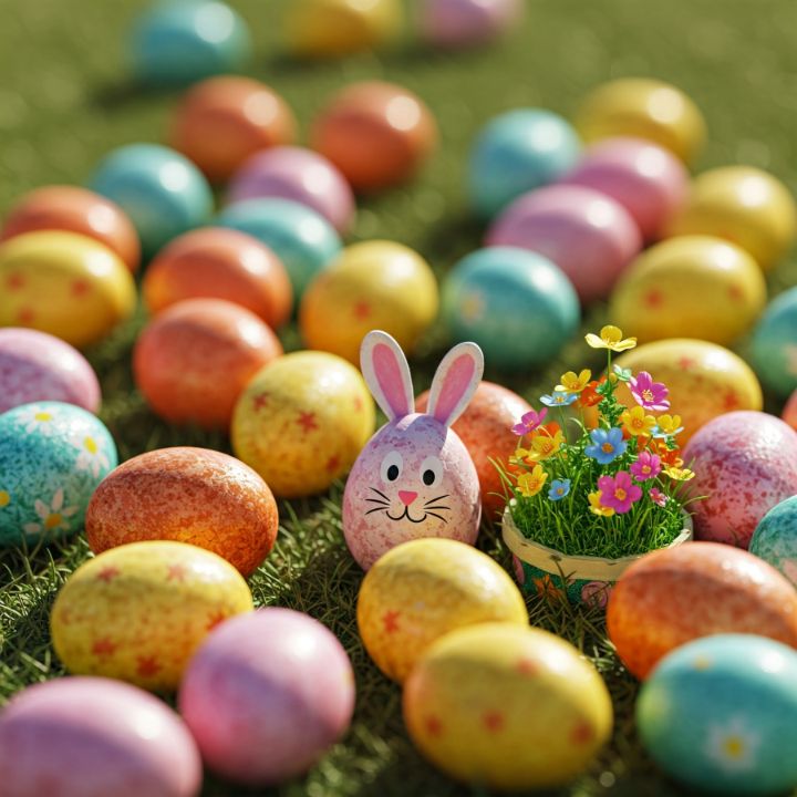 Chocolate Easter eggs
