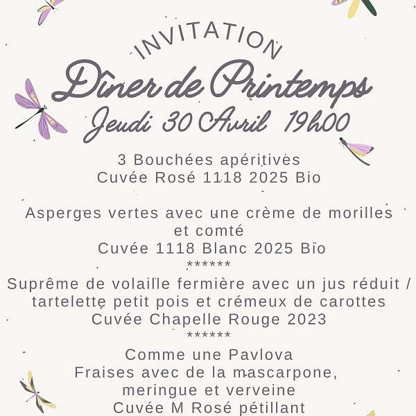 Spring Dinner at Château Saint-Pierre de Méjans