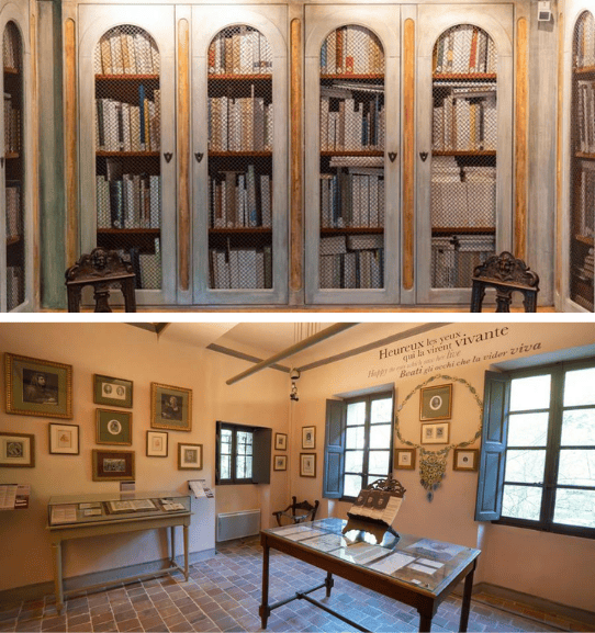 François Petrarch Museum Library in Fontaine-de-Vaucluse