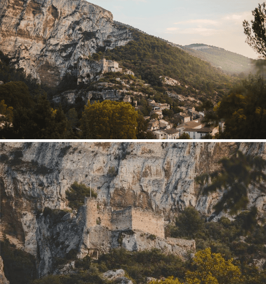 Bishops' Castle in Fontaine-de-Vaucluse