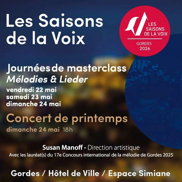 Masterclass & Spring Concert - Les Saisons de la Voix