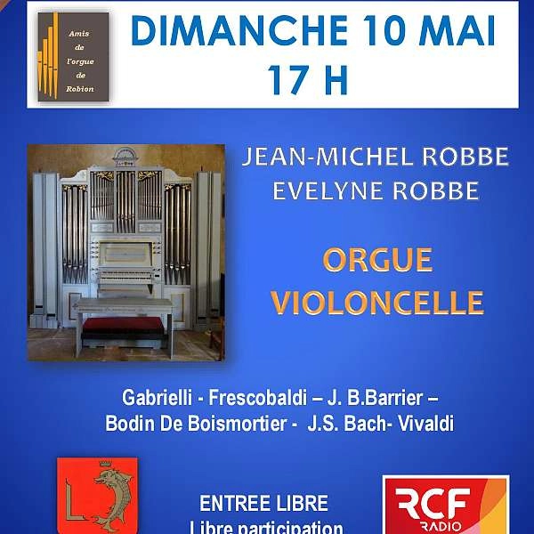 Organ and Cello Concert at the Church of Robion