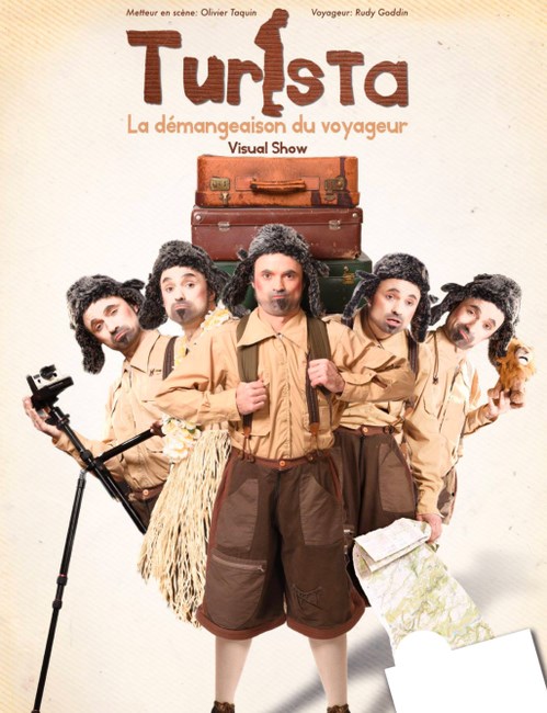 Rudy Goddin performing his visual comedy show Turista at the Cavaillon Comedy Festival 2026