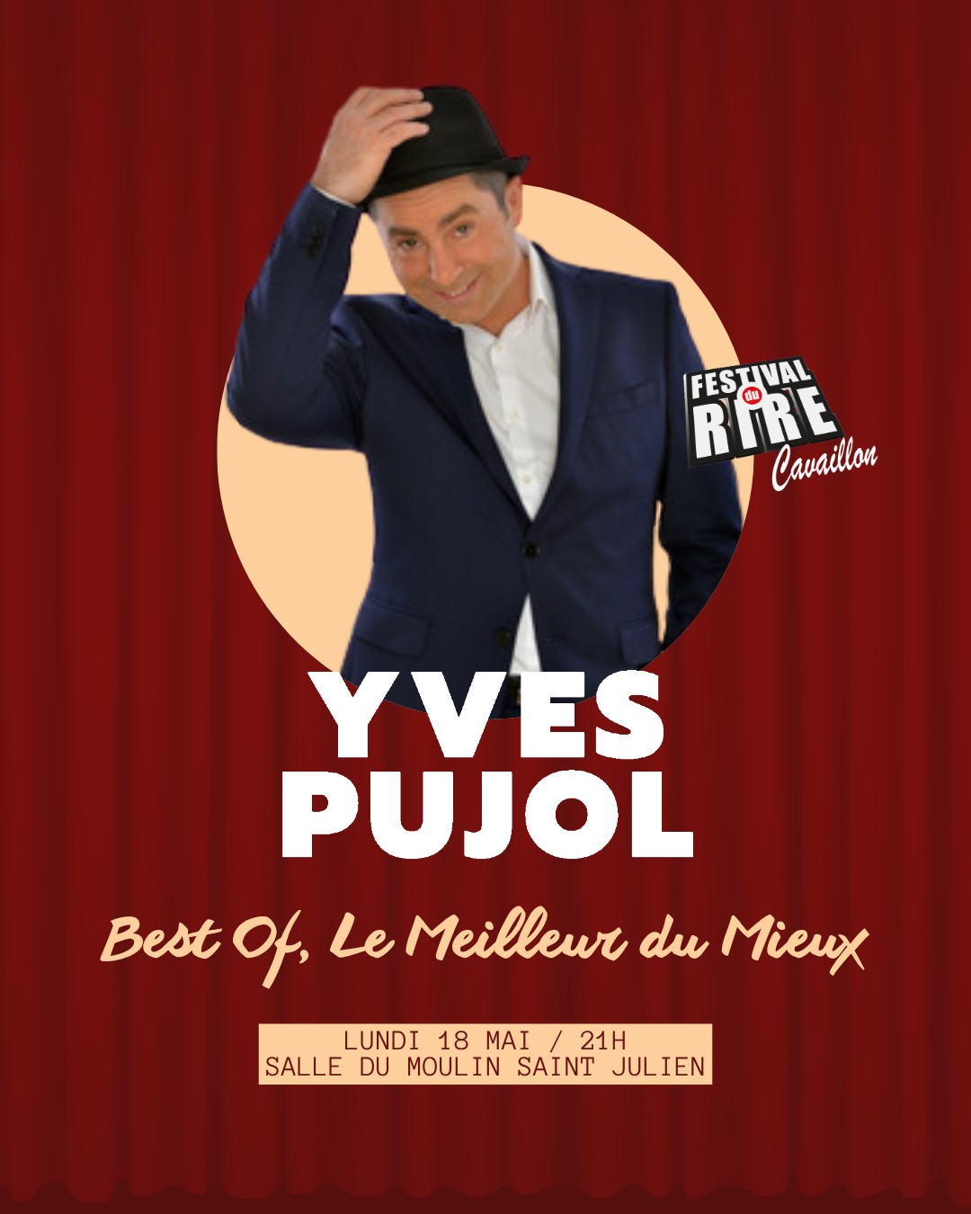 Poster of Yves Pujol Best Of The Very Best at the Cavaillon Comedy Festival 2026