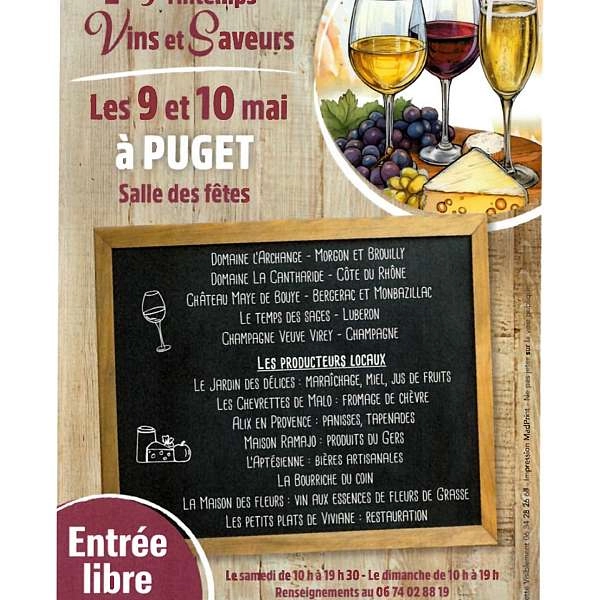 2nd Spring Wines and Flavours Festival in Puget-sur-Durance