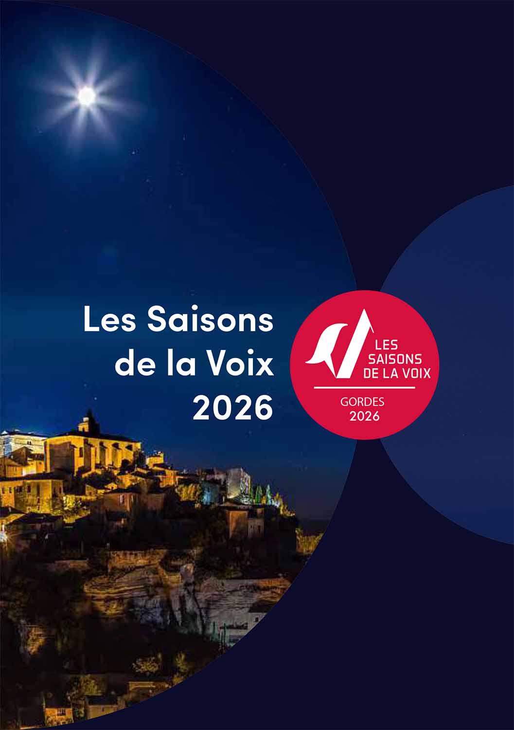 Full programme of the Seasons of the Voice 2026 in Gordes