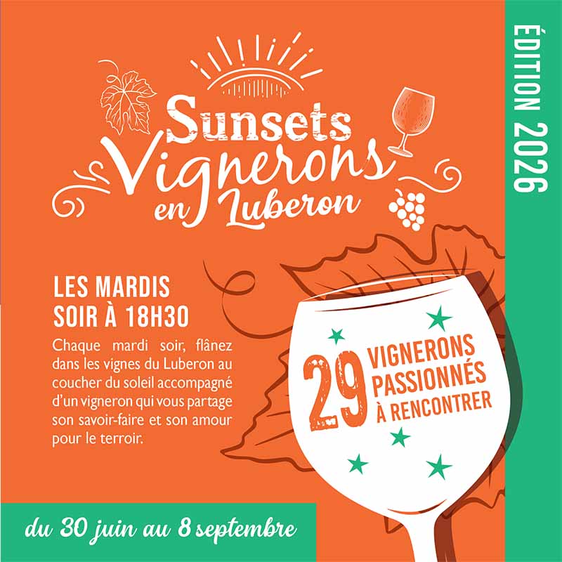 Sunsets Vignerons en Luberon 2026 brochure
