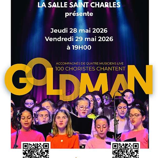 100 backing singers sing Goldman - Concert