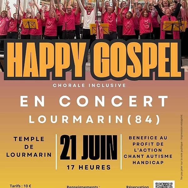 Gospel concert in Lourmarin