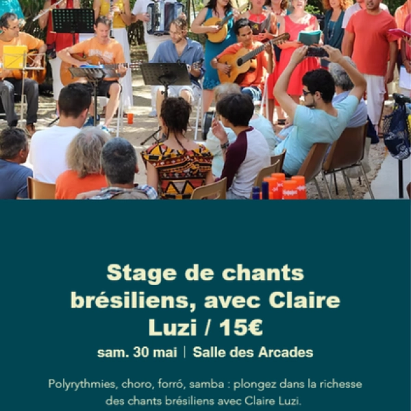 Brazilian singing workshop with Claire Luzi - Festival Voix Part