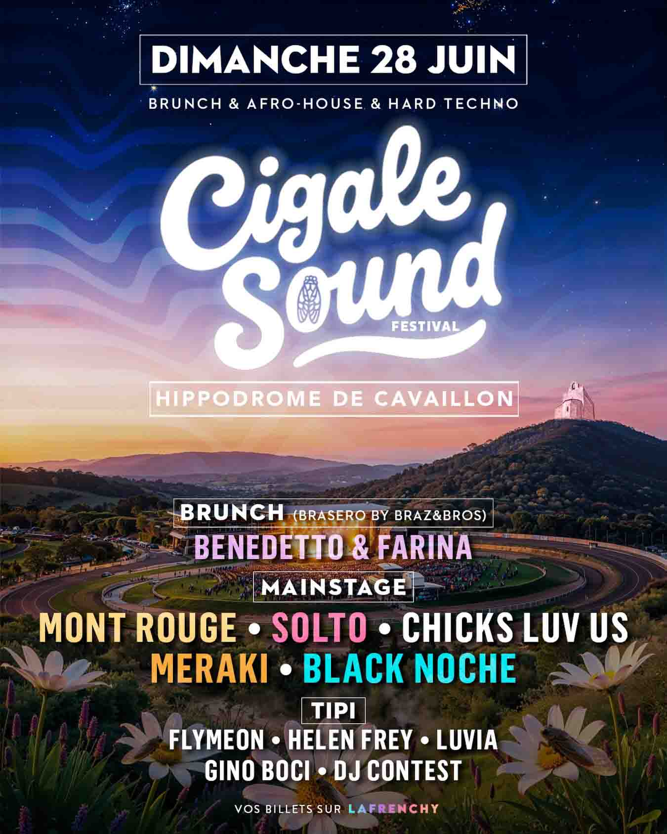 Musical atmosphere at the Cigale Sound Festival on Sunday