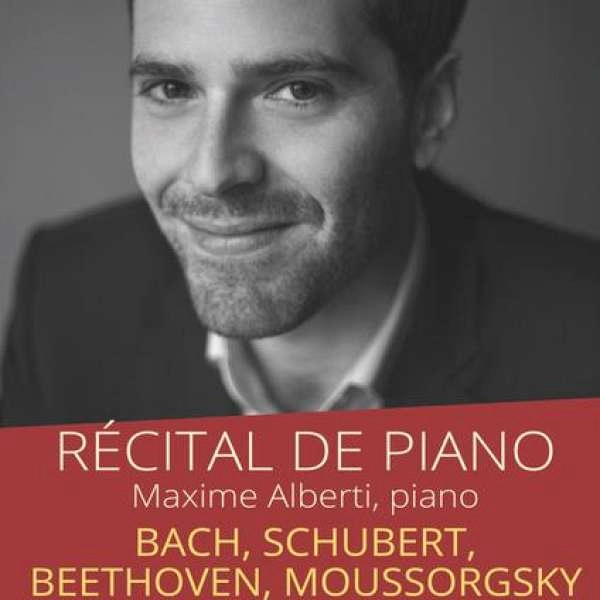Piano recital by Maxime Alberti