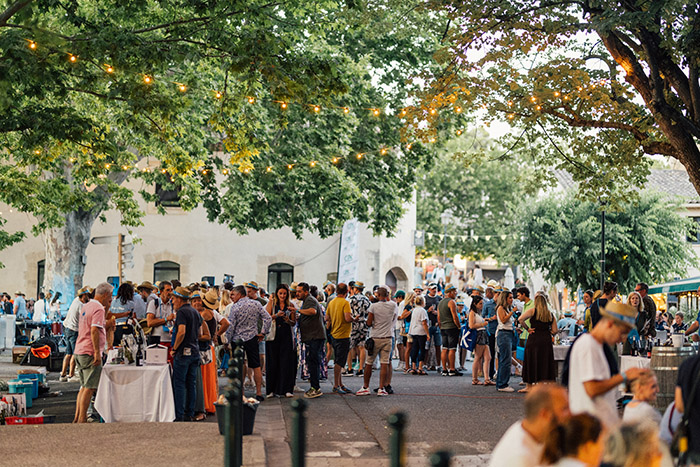 Wine and Dine in Lourmarin, a festive event celebrating AOC Luberon wines and local gastronomy