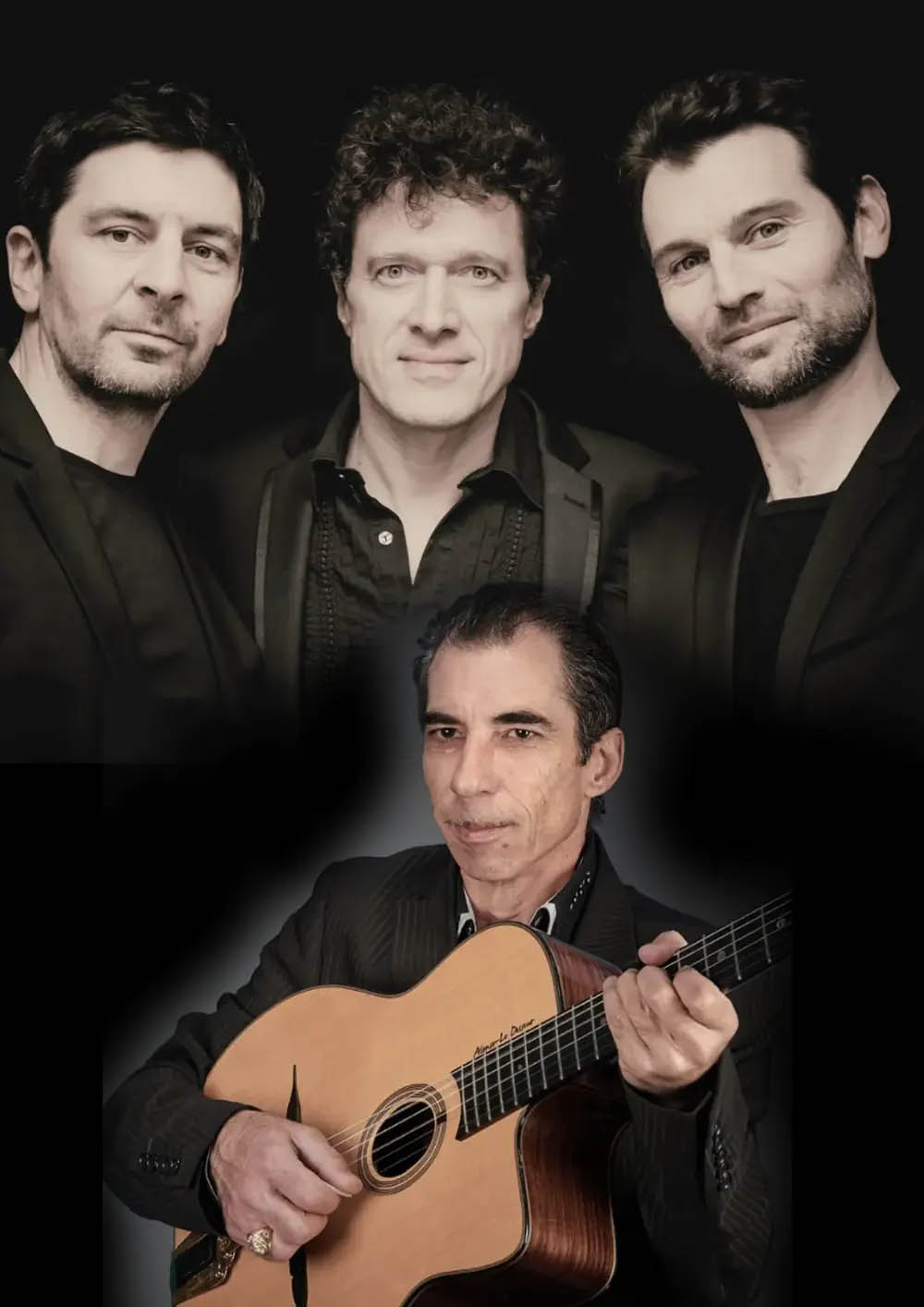 Loco Cello invites Angelo Debarre at Les Estivales des Taillades Poster for Loco Cello and Angelo Debarre at Les Estivales des Taillades