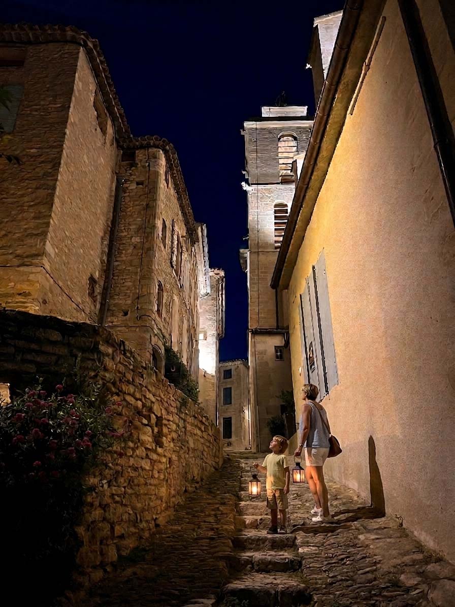 Gordes by lantern light