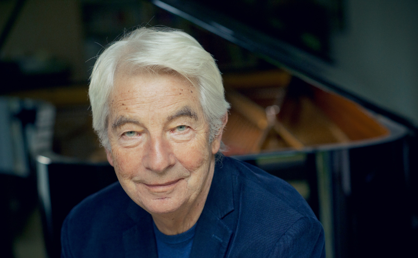Jean-Philippe Collard, pianist, performing at the International Piano Festival of La Roque d’Anthéron in Gordes