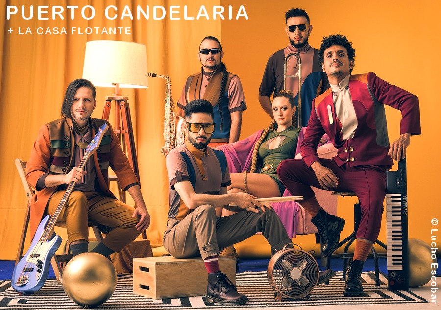 Puerto Candelaria and La Casa Flotante at the Robion Festival Affiche du concert Puerto Candelaria and La Casa Flotante at the Robion Festival