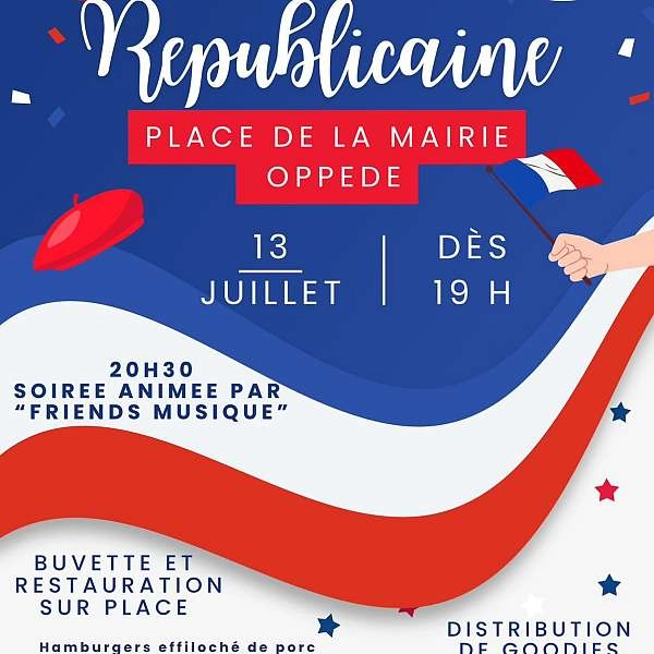 Republican evening in Oppède