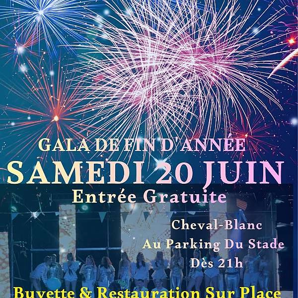 End-of-year gala for the Dancing Microphone in Cheval-Blanc