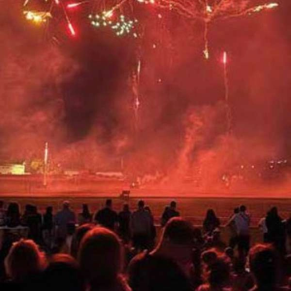 National Day fireworks in Cavaillon