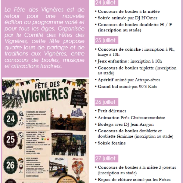 Fête des Vignères - EN