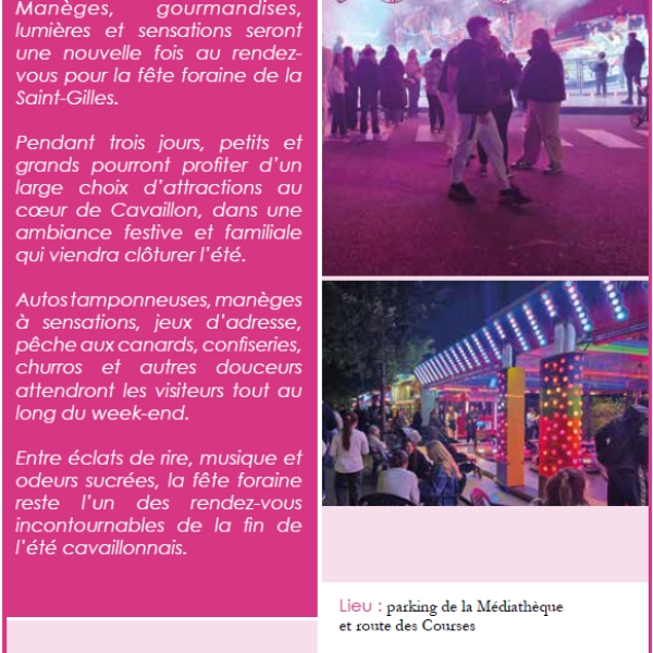 Fête foraine de la Saint-Gilles - EN