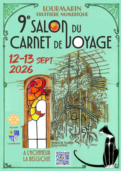 Lourmarin Travel Journal Fair 2026 Affiche du Lourmarin Travel Journal Fair 2026
