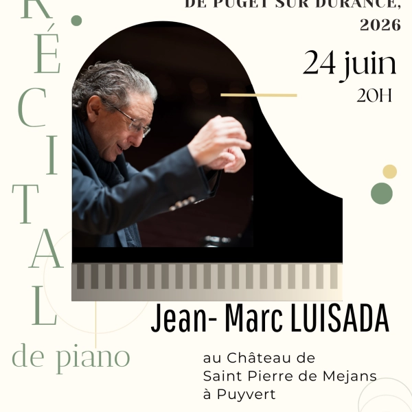 Jean-Marc Luisada Piano Recital at Château Saint-Pierre de Mejans