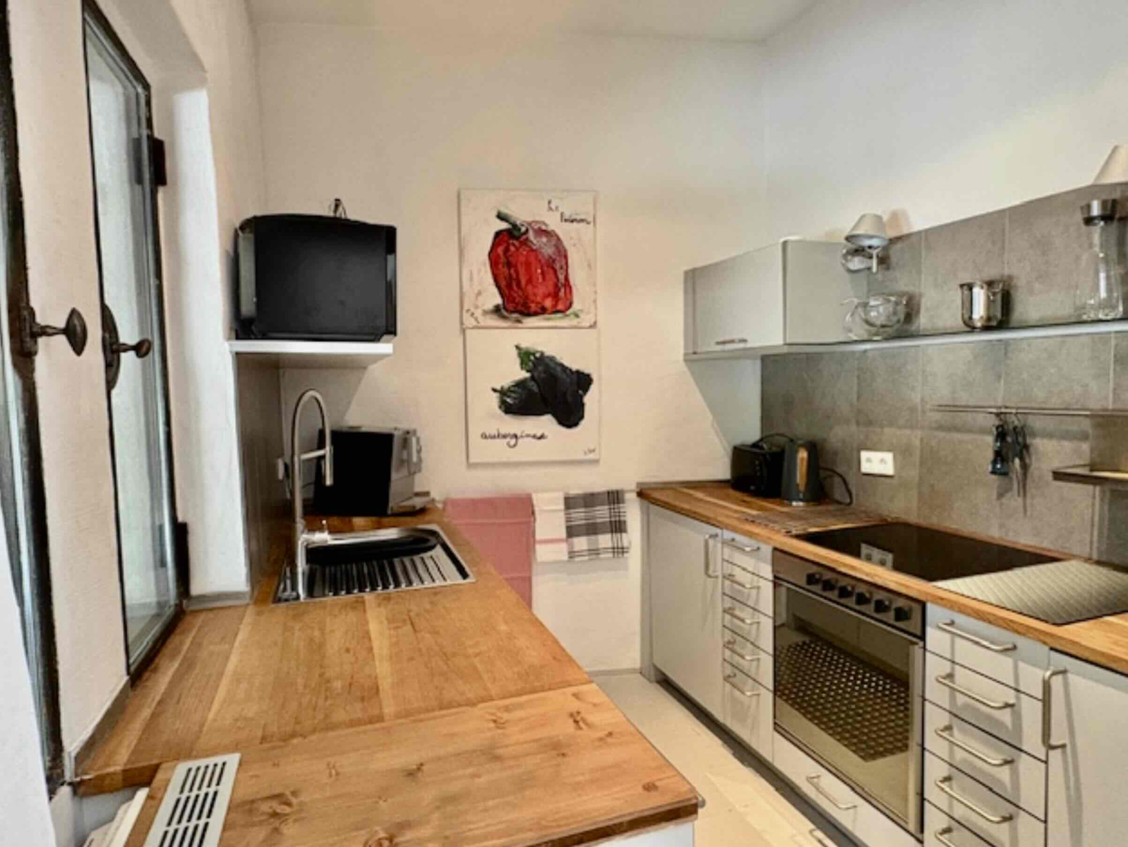Fully equipped Bulthaup designer kitchen at Les Cerisiers Fully equipped Bulthaup kitchen at Les Cerisiers, Maison Bertuli