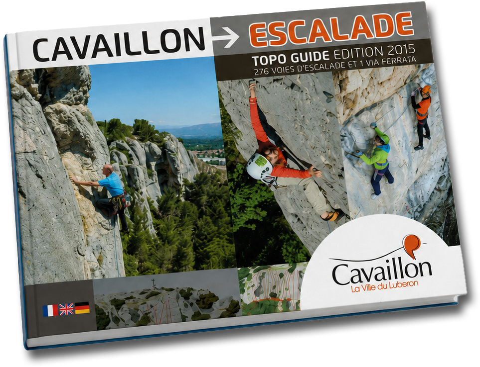 Guidebook to the Via Ferrata and climbing routes in Cavaillon