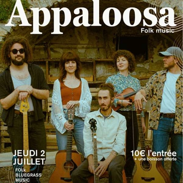 Appaloosa in concert at Château de Sannes