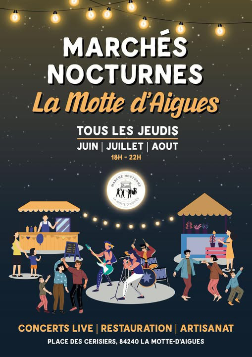La Motte-d’Aigues night market