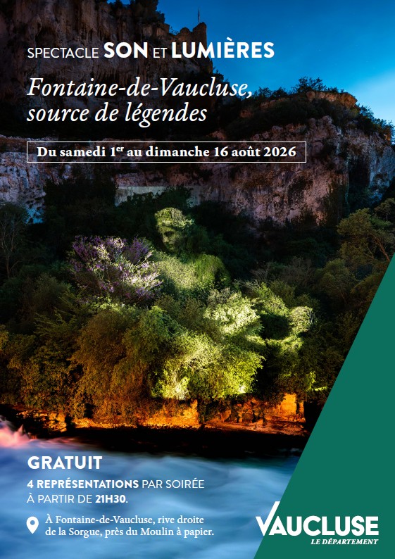 Magical Nights Fontaine-de-Vaucluse Source of Legends Poster for Magical Nights Fontaine-de-Vaucluse Source of Legends