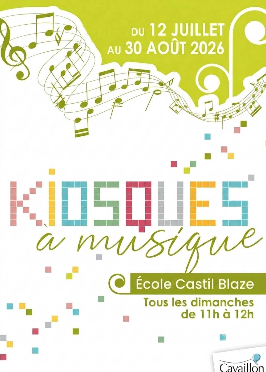 The Music Kiosks in Cavaillon