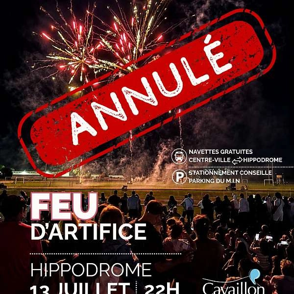 National Day fireworks in Cavaillon