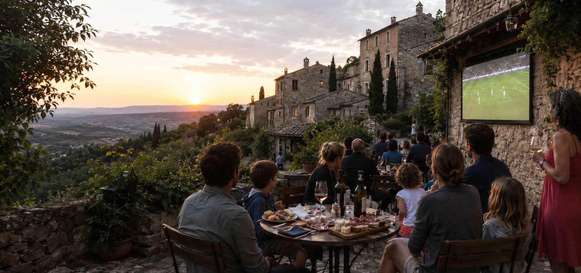 2026 World Cup in the Luberon: with or without a screen?