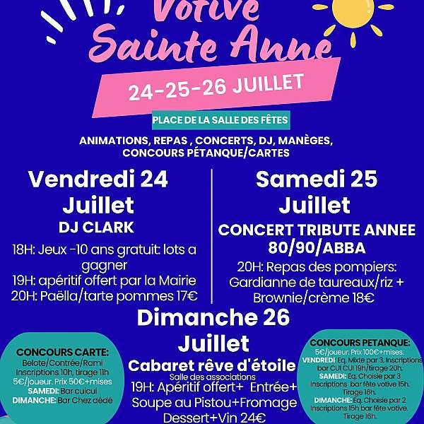 Fête votive de Saint-Anne