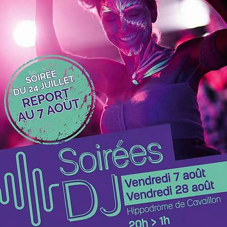 DJ evenings at the Cavaillon racecourse