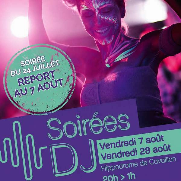 DJ evenings at the Cavaillon racecourse