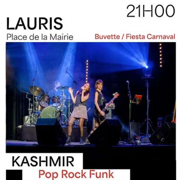 Kashmir en concert - Pop Rock Funk - EN