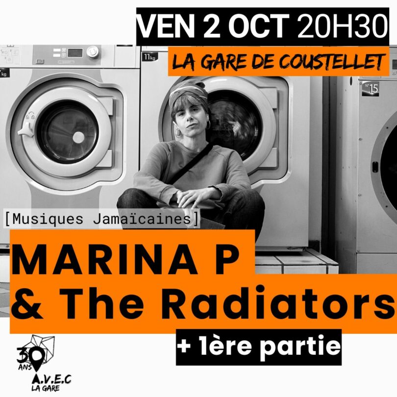 Marina P & The Radiators Concert at Coustellet Station Marina P & The Radiators Concert at Coustellet Station avec première partie reggae-dub locale