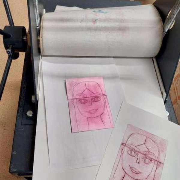 Gravure en famille - EN
