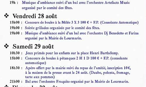 Fête votive_Lourmarin