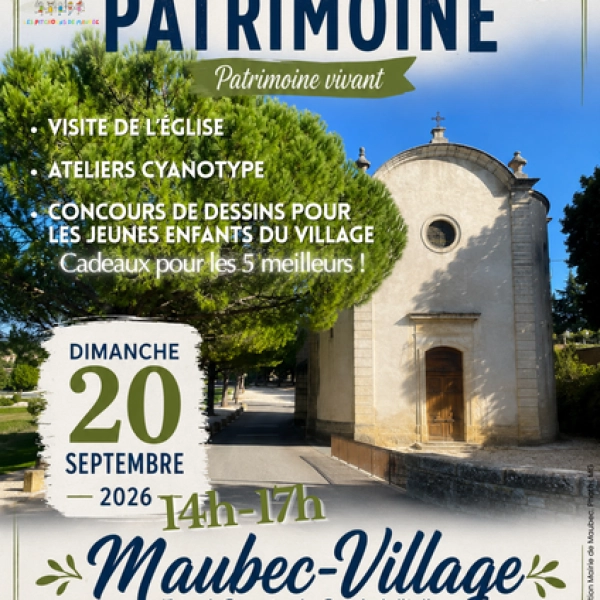 Journée du patrimoine à Maubec - EN