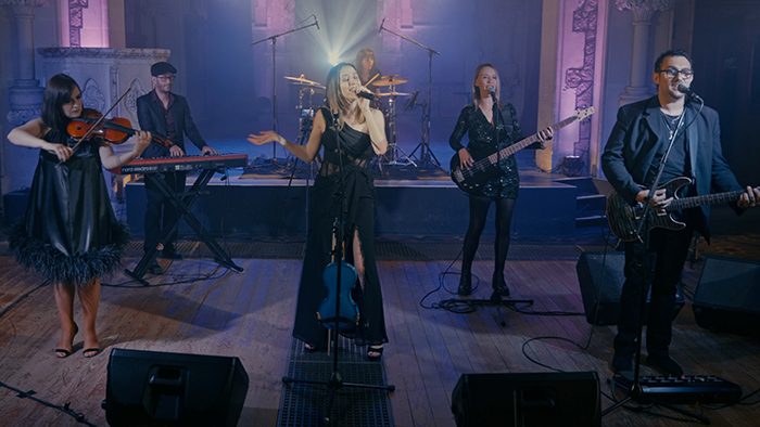 So Young, a tribute band celebrating The Corrs, performing live